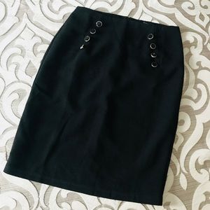 Black work skirt